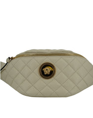 Versace Elegant White Lamb Leather Belt Bag - Retail Flare