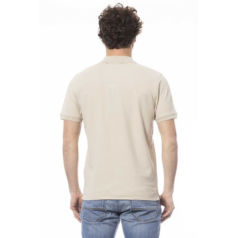Invicta Beige Cotton Men Polo Shirt - Retail Flare