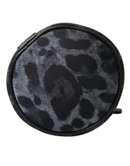 Dolce & Gabbana Chic Leopard Print Round Bottle Cage - Retail Flare