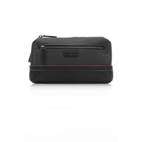 Cerruti 1881 Gray Nylon Men Clutch - Retail Flare