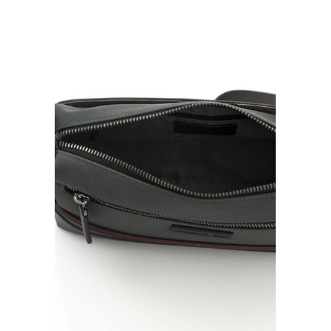Cerruti 1881 Gray Nylon Men Clutch - Retail Flare