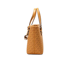 Michael Kors Jet Set Cider PVC Leather XS Carryall Top Zip Tote Bag Purse - Retail Flare