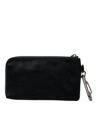 Dolce & Gabbana Sleek Designer Nylon-Leather Pouch in Black - Retail Flare