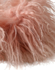 Dolce & Gabbana Elegant Pink Fur Earmuffs - Winter Chic Accessory - Retail Flare