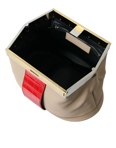 Balenciaga Two Tone Exotic Leather Clutch - Retail Flare