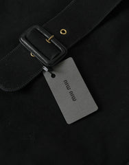 Miu Miu Chic Black Denim Tote for Everyday Elegance - Retail Flare