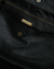 Miu Miu Chic Black Denim Tote for Everyday Elegance - Retail Flare