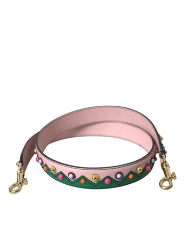 Dolce & Gabbana Pink Leather Handbag Accessory Shoulder Strap - Retail Flare