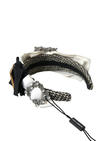 Dolce & Gabbana Multicolor Crystal Embellished Women Headband Diadem - Retail Flare