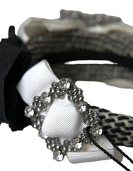 Dolce & Gabbana Multicolor Crystal Embellished Women Headband Diadem - Retail Flare