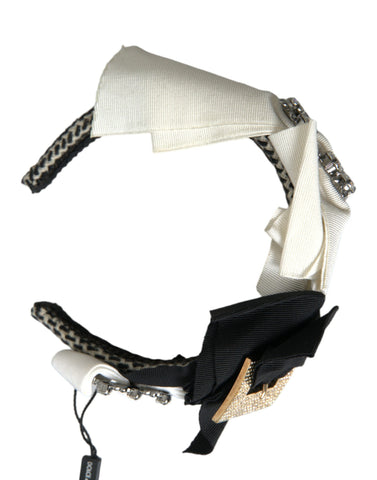 Dolce & Gabbana Multicolor Crystal Embellished Women Headband Diadem - Retail Flare