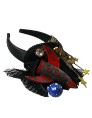 Dolce & Gabbana Multicolor Missile Rocket Crystal Stars Headband Diadem - Retail Flare