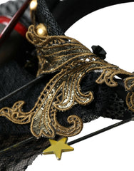 Dolce & Gabbana Multicolor Missile Rocket Crystal Stars Headband Diadem - Retail Flare