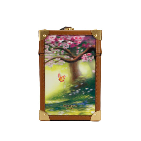 Kate Spade Disney Bambi 3D Trunk Printed PVC Top Handle Clutch Handbag - Retail Flare