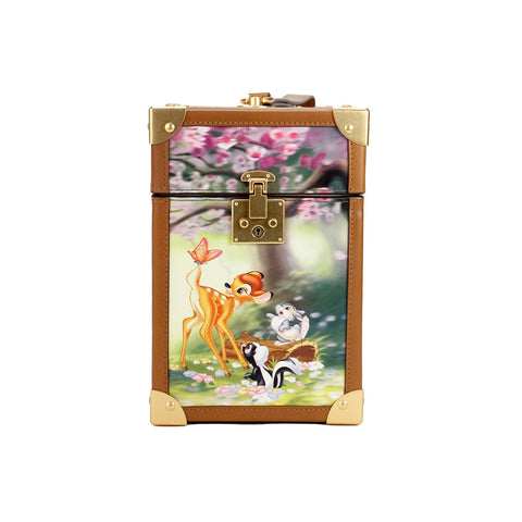 Kate Spade Disney Bambi 3D Trunk Printed PVC Top Handle Clutch Handbag - Retail Flare