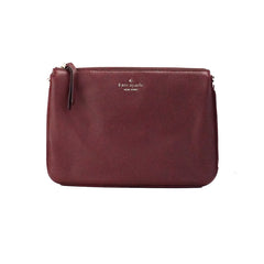 Kate Spade Jackson Cherrywood Leather Triple Gusset Crossbody Handbag Purse - Retail Flare