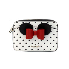 Kate Spade Disney Minnie Mouse Polka Dot Printed PVC Crossbody Camera Bag - Retail Flare