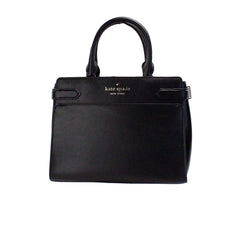 Kate Spade Staci Medium Black Saffiano Leather Crossbody Satchel Bag Handbag - Retail Flare