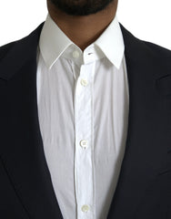 Dolce & Gabbana Dark Blue Wool NAPOLI Formal 2 Piece Suit - Retail Flare