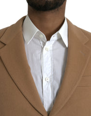 Prada Brown Cashmere 2 Piece Single Breasted Suit - Retail Flare