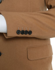 Prada Brown Cashmere 2 Piece Single Breasted Suit - Retail Flare