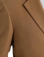 Prada Brown Cashmere 2 Piece Single Breasted Suit - Retail Flare