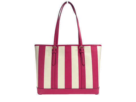 Michael Kors Jet Set Travel Large TZ Shoulder PVC Tote Bag Purse Pink - Retail Flare