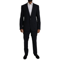 Dolce & Gabbana Blue MARTINI Wool Formal 2 Piece Suit - Retail Flare