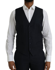Dolce & Gabbana Blue Fantasy MARTINI Formal 3 Piece Suit - Retail Flare