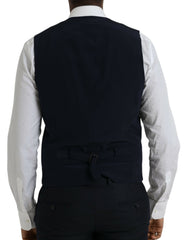 Dolce & Gabbana Blue Fantasy MARTINI Formal 3 Piece Suit - Retail Flare