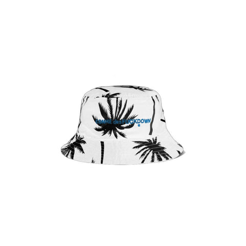 Comme Des Fuckdown Palm Print Chic Fisherman Hat - Retail Flare
