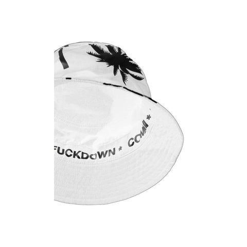 Comme Des Fuckdown Palm Print Chic Fisherman Hat - Retail Flare