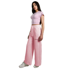 Hinnominate Chic Pink Palazzo Pants with Drawstring - Retail Flare