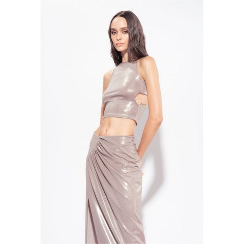 PINKO Beige Polyester Skirt - Retail Flare