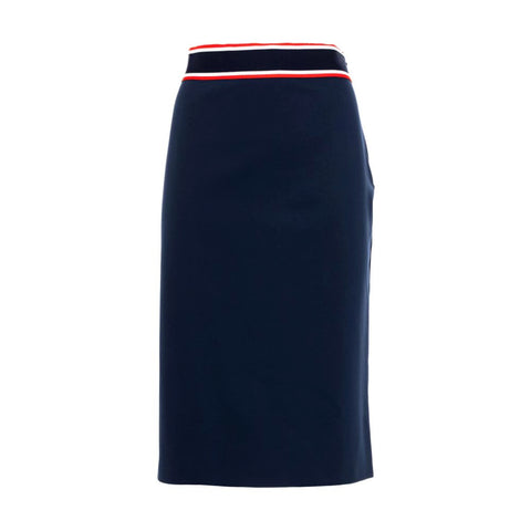 PINKO Blue Viscose Skirt - Retail Flare