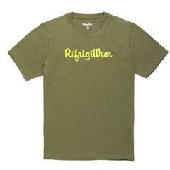 Refrigiwear Army Cotton Tee with Contrast Logo - Retail Flare