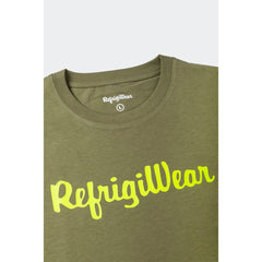 Refrigiwear Army Cotton Tee with Contrast Logo - Retail Flare