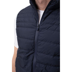 People Of Shibuya Sleek Blue Puffer Vest for a Modern Look - Retail Flare