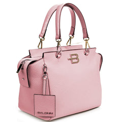 Baldinini Trend Pink Calfskin Women Handbag - Retail Flare