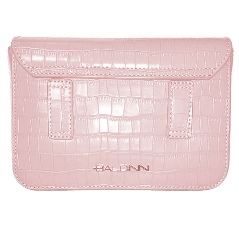 Baldinini Trend Pink Calfskin Women Clutch - Retail Flare