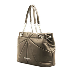 Plein Sport Elegant Faux Leather Gold-Chain Tote - Retail Flare