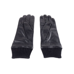 Cavalli Class Black Lambskin Men Glove - Retail Flare
