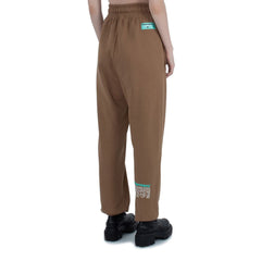Pharmacy Industry Brown Cotton Women Trousers Pharmacy Industry Retail Flare