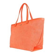 Cavalli Class Orange Calfskin Women Handbag - Retail Flare