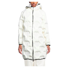 Love Moschino Chic Quilted Heart Long Down Jacket - Retail Flare