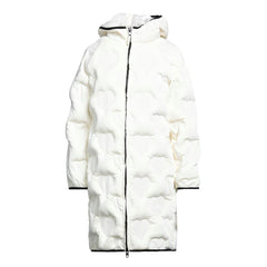 Love Moschino Chic Quilted Heart Long Down Jacket - Retail Flare
