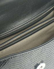 Jimmy Choo Black Leather Top Handle Shoulder Bag Jimmy Choo Retail Flare