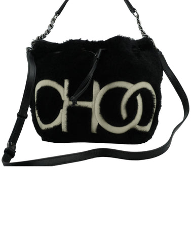 Jimmy Choo Black Leather Top Handle and Shoulder Bag Jimmy Choo Retail Flare