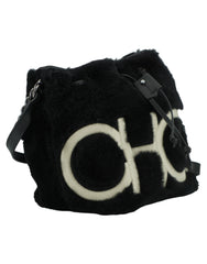 Jimmy Choo Black Leather Top Handle and Shoulder Bag Jimmy Choo Retail Flare