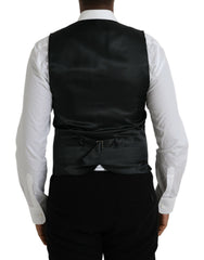 Dolce & Gabbana Gray Wool Formal Dress Waistcoat Vest - Retail Flare